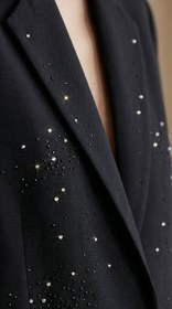 Resim Noire Taşlı Siyah Blazer - M 