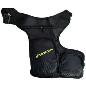 Resim Neon Sarı 2 Cepli Reflektörlü Motosiklet Bacak Çantası 