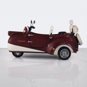 Resim Elektrikli Moped | Volcano Red - Lityum iyon - 60V 24 Ah 