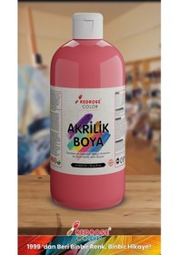 Resim Red Rose Pembe Akrilik Boya 500 G 