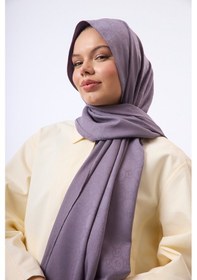 Resim Mirsoy Scarf Mir Modern Desen Şal Leylak 