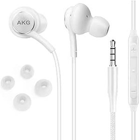 Resim OEM UrbanX 2019 Stereo Headphones for Samsung Galaxy A53 5G A73 5G Plus Braided Cable - Designed by AKG - with Microphone and Volume Buttons 