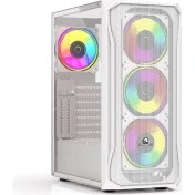 Resim Gamebooster GB-T005MW Mid Tower Gaming Kasa Beyaz 