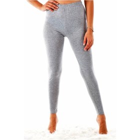 Resim Kota Kadın Gri Penye Elastan Uzun Taytgri L Gri 