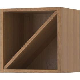 Resim Şarap Rafı, Kahverengi, 40X37X40 cm 