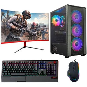 Resim DRx2775 Intel Core i5 10400F 27" 8 GB RAM 256 GB Nvme SSD 6 GB GTX 1660 Super Curved FreeDOS Oyuncu Bilgisayarı 