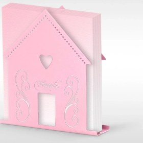 Resim BK Kişiye Özel House Metal Peçetelik 