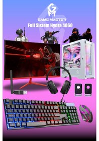 Resim Gm Game Master Hydra 4060 R5 5600 23.8" Gaming Full Sistem Masaüstü Bilgisayar 