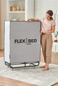 Resim Yataş Flexbed Katlanır Somya-Yatak Tek Kişilik 90x200 Cm 