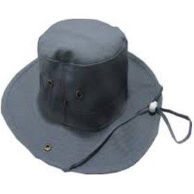 Resim Salarticaret Koyu Gri Safari Şapka Unisex Model Şapka 