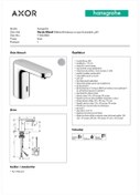 Resim Hansgrohe Vernis Fotoselli Batarya, Pilli 