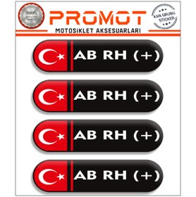 Resim PROMOT KAN GRUBU 3D STİCKER 4'LÜ 