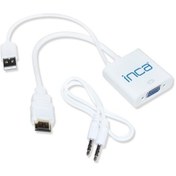 Resim Inca Ihtv-7Tb 0.15Metre Hdmi-Vga D Görüntü Adaptörü Beyaz Sesl 
