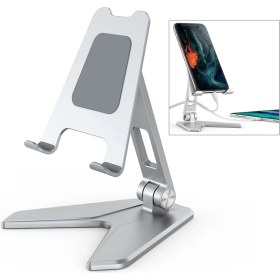 Resim Dacare Evrensel Alüminyum Alaşımlı Katlanabilir Cep Telefonu Tablet Tutacağı Masaüstü Braketi Standı (Yurt Dışından) 