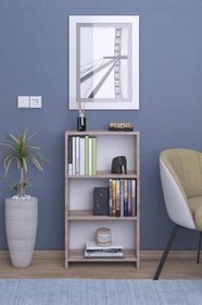 Resim ABETE 3 Raflı Kitaplık Atlantik Çam 