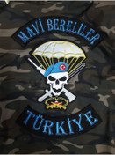 Resim Özden Nakış Mavi bereliler patch takım 