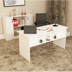 Resim Kalender Dekor Merkür-1-5 Ofis Büro Masası Takımı 