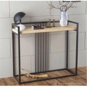 Resim Abronya Metal Ahşaplı Dresuar Modeli Antre Hol Için Dresuar 