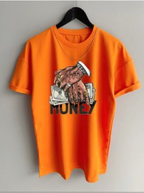 Resim S&a Design Unisex Dolar Money Baskılı Yazılı Oversize T-shirt 