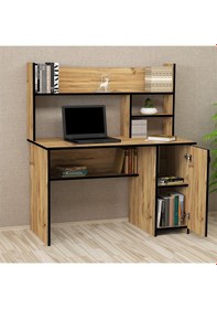 Resim Kalenderdekor1 Kalender Dekor Lucas 120 Cm Çalışma Masası Lc04 Meşe 