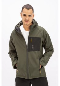 Resim Exuma Erkek Softshell Mont 2011120 Siyah 