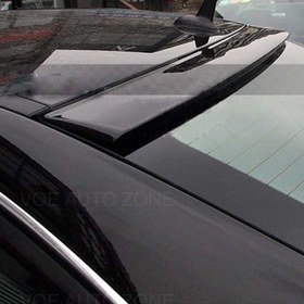 Resim Mercedes W204 Uyumlu Cam Üstü Spoiler Boyasız Fiber 