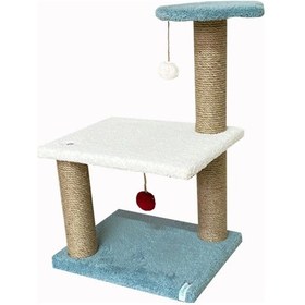 Resim Nursoft Step Katlı Yavru Kedi Tırmalama Tahtası 55 CM 