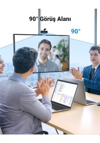 Resim Ugreen Full Hd 1080p Webcam Çift Mikrofonlu, Net Görüntü, Otomatik Işık Ayarı, Gizlilik Kapaklı, 15728 
