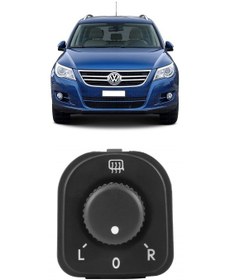 Resim Vw Volkswagen Tiguan 2008-2011 Uyumlu Dış Dikiz Ayna Ayar Kumanda Düğmesi 1k0959565h Ayna Ayar Düğmesi 