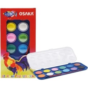 Resim Osaka OSB-K12 12 Li̇ Küçük Sulu Boya 24 