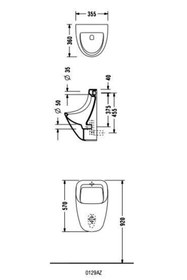 Resim Eca Serel Smart Pisuvar 0129AZS110H 