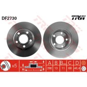 Resim Trw Df2730 Fren Diski Ön A4 95-01 Düz 280mm 