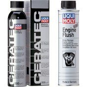 Resim Liqui Moly Motor İçi Temizleme ve Seramik Maddeli Yağ Katkısı Set 