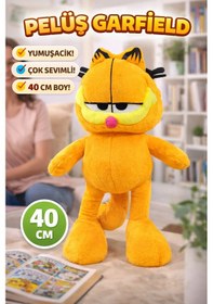 Resim Peluş Garfield 40 Cm Yumuşacık Ve Sevimli Turuncu 