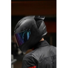 Resim LS2 Rapıd 2 Race Takaroa Mat Siyah Kask + Spoiler M Beden Polikarbon Malzeme ile Gelişmiş Konfor 