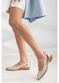 Resim Volpen Cilt Kısa Topuk Ayakkabı Mint Yeşil Bej 