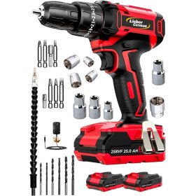 Resim Tekno Trust Teknoloji Hardcore-X Darbeli 256VF 20 Ah Çift Soğutma Şanzuman Çift Akülü Şarjlı Vidalama Matkap 