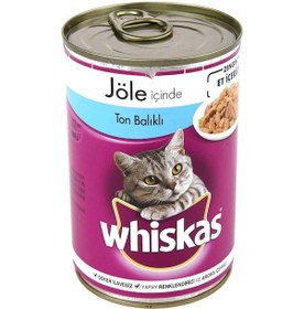 Resim Whiskas Ton Balıklı Konserve Yetişkin Kedi Maması 400 G 