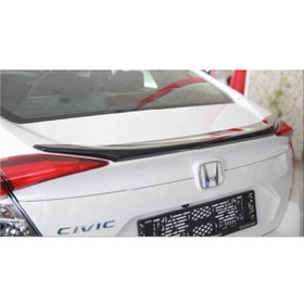 Resim autogp Honda Civic Fc5 Uyumlu Bagaj Üstü Spoiler Boyasız 2016 