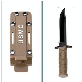 Resim Omeniv Retro Tasarım Mini Çakı Bıçak Anahtarlık Zincirli Kolye Haki 