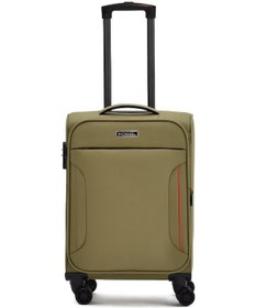 Resim Fossil Ultra Light Haki Kabin Boy Körüklü Kumaş Valiz 360 8 Tekerlekli, Hafif & Geniş İç Hacim Haki 