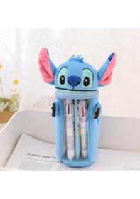 Resim Petityu Stitch Peluş Kalemlik Kalem Kutu Mavi 