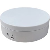 Resim Jzcat 12 Cm Mini Elektrikli Pikap Döner Ekran Standı-beyaz 