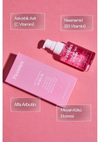 Resim Peonies Dark Spot Serum Leke Karşıtı Aydınlatıcı Serum C Vit Arbutin Niasinamid Tüm Ciltler 