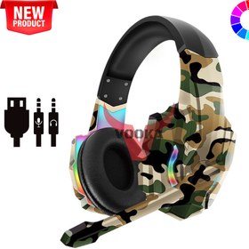 Resim VOOKA Ghost 7.1 A Rgb Profesyonel Gaming Mikrofonlu Gamer Oyuncu Kulaklığı Pc Ps Xbox Işıklı Rengarenk 