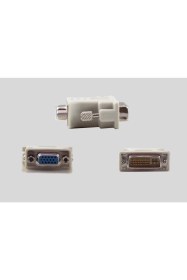 Resim Vcom CA301 DVI 24+5 Erkek To VGA Dişi Dönüştürücü 
