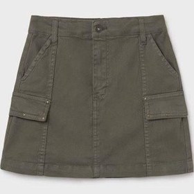 Resim Kız Gabardin Etek 25kmyr7905 Yeşil 