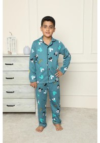 Resim Baskılı Çocuk Pijama Takım 