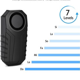 Resim IntersTech Motosikletler bisiklet evler için kablosuz anti-hırsızlık su geçirmez kablosuz uzaktan kumanda alarm 