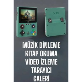 Resim İlkyaz Fashion 3.5 Inç Ekran 1000 Oyunlu Oyun Konsolu El Atarisi Miüzik Dinleme ve Kitap Okuma 